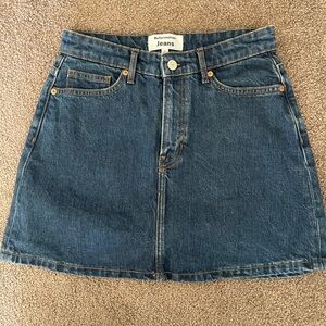 Reformation Denim Mini Skirt